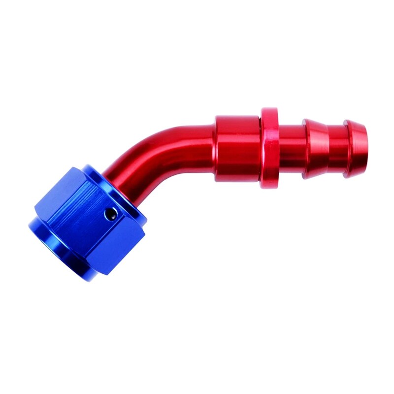 AN10 AN12 AN16 Degree Elbow/Aluminum Push Lock Hose Ends AN Fittings For Racing Car Oil Cooler Hose