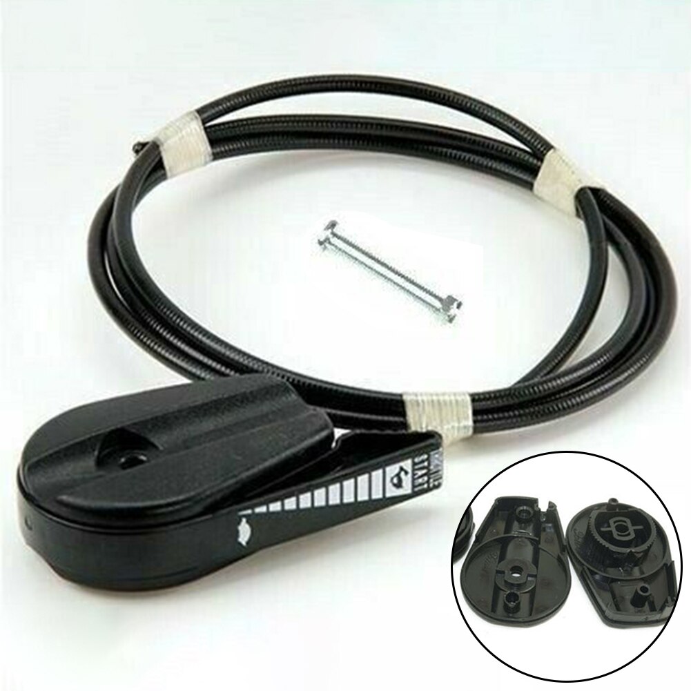 165cm Throttle Control Line Heavy Duty Lawn Mower Throttle Controller Steel Outer Cable For VICTA MASPORT ROVER 4stroke Trimmer
