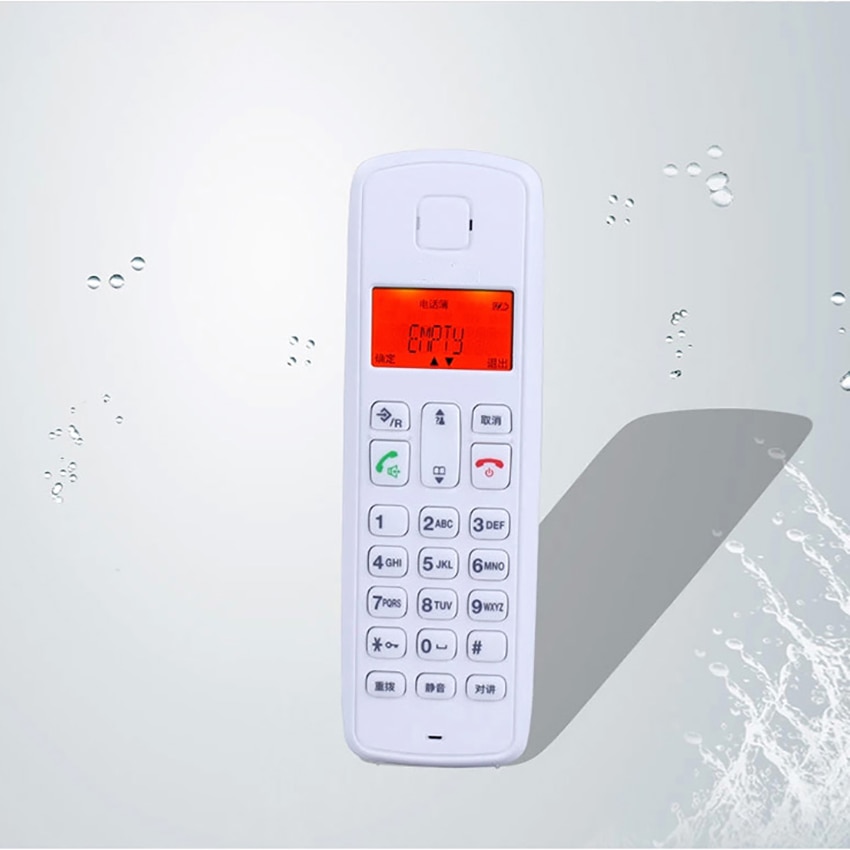 Expandable Cordless Phone with Caller ID/Call Waiting, Keypad Lock, Hands-free Speaker, 1 Cordless Handset, Multiple Languages