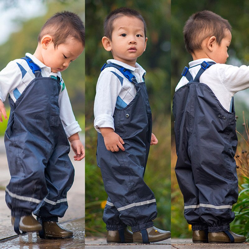 Lente En Herfst Algehele Kinderen Jongen Meisjes Kleding Kids Jongen Algehele Baby 2-7Yrs Jongen Meisje Algehele Waterdichte Regenbroek