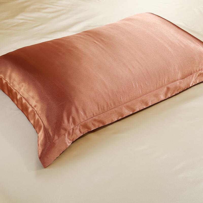 1Pc Emulatie Zijde Satijn Kussensloop Kussensloop Zijden Kussensloop 48X74Cm Diverse Kleuren Te Kiezen Standaard/Queen