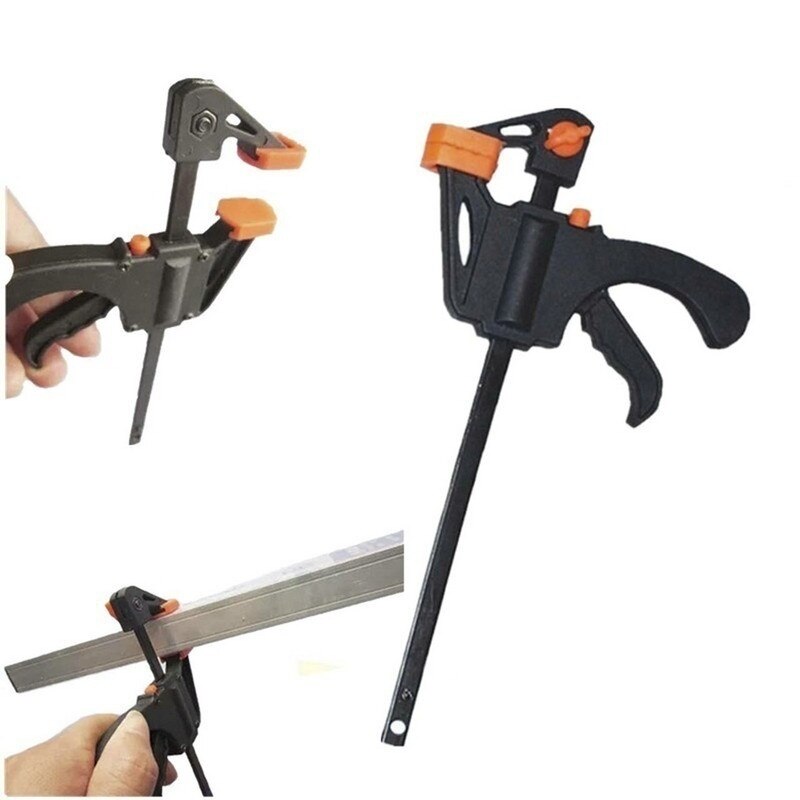 1pc Adjustable Carpentry Gadget Bar Clamps F Clamp Quick Woodworking Clip Tool