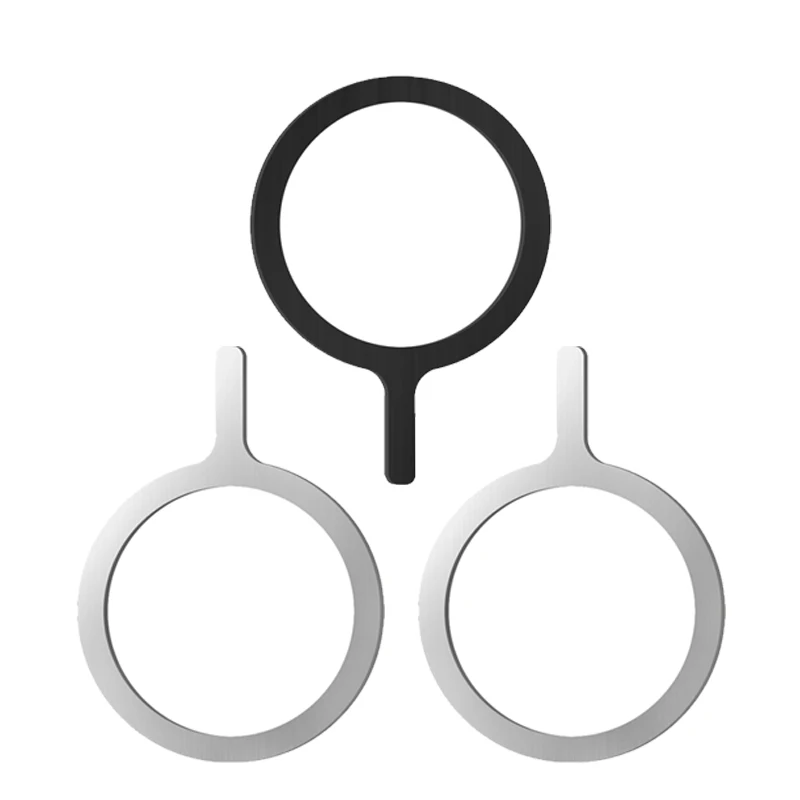 Self Adhesive Metal Ring Iron Sheet Sticker for Apple IPhone Case Magsafe Magnetic Wireless Charging Ring for iPhone 15