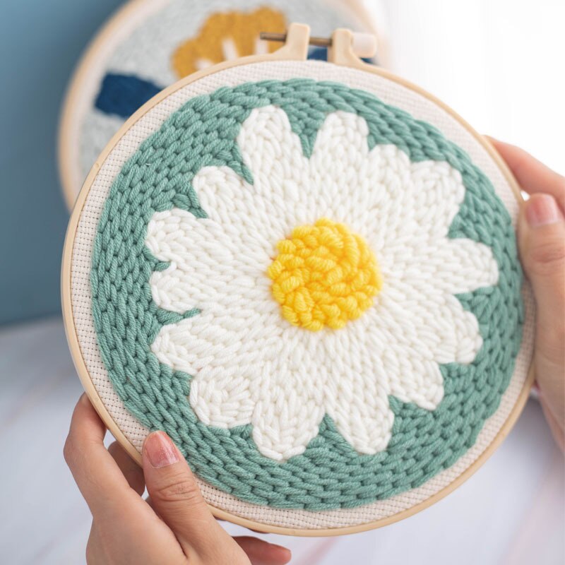 Fil de laine brodé à la main, matériel de bricolage, tricot, motif de dessin animé, créativité, couture faite à la main pour enfants, 1 pièce