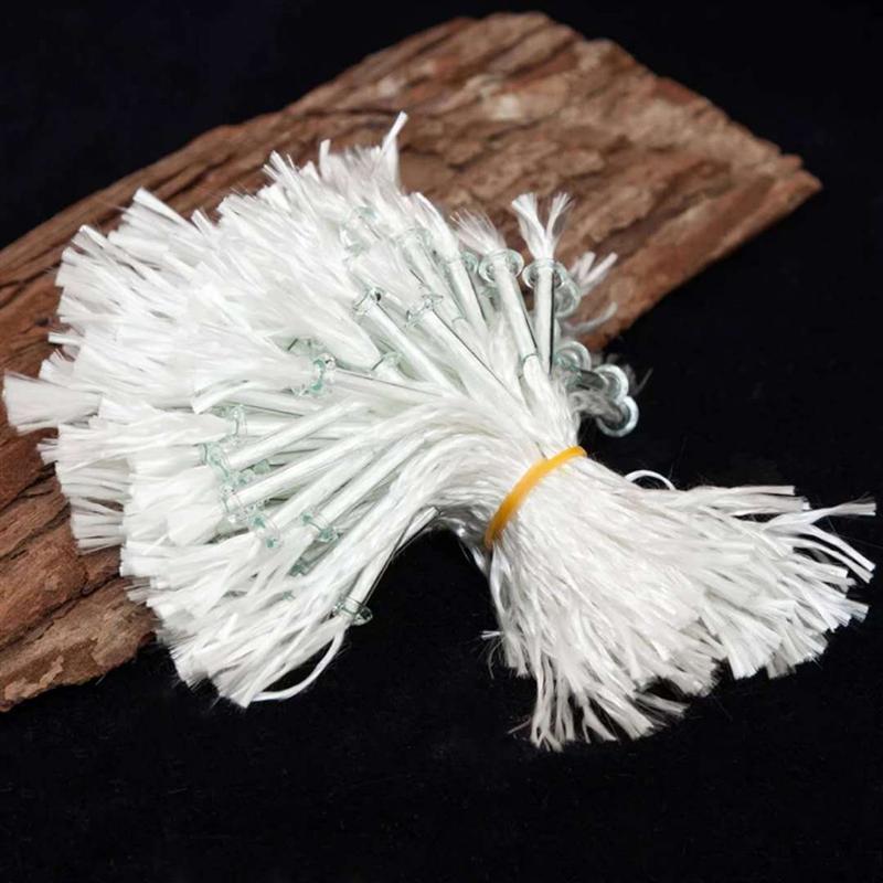 10pcs Fiberglass Wick Bottle Alcohol Oil Lamp Kerosene Burner Stove Wick Special Wick For Glass Fiber Butter Wick Lamp Holder