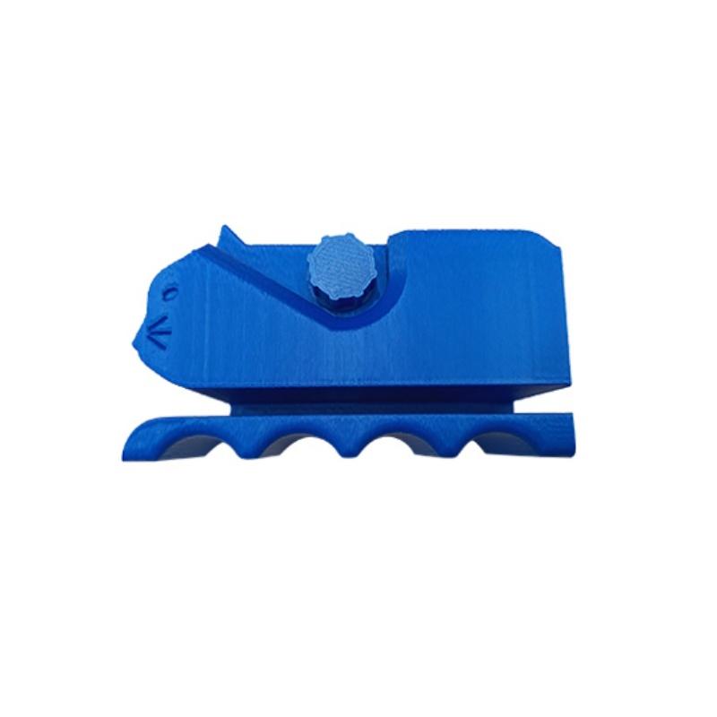 Bonita máquina cortadora de cartón para rascadores de gatos, cortador en forma de gatito impreso en 3D, herramientas de bricolaje, cuchillo de utilidad para cartón: Rojo