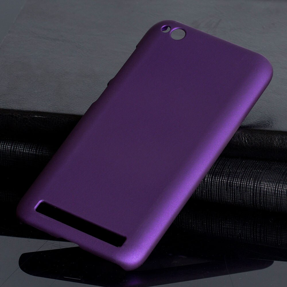 Matte Plastic Coque Cover 5.0For Xiaomi Redmi 5A Case Voor Xiaomi Redmi 5A Redmi5A Telefoon Terug Coque Cover Case: Purple