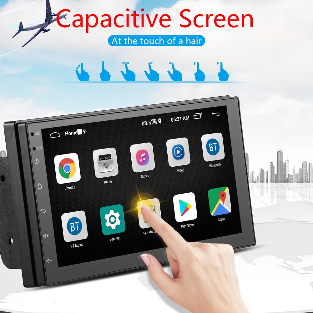 9218 4s Verbeterde 2 Din Android 9.1 Auto Stereo Gps Bluetooth Radio Head Unit 7 Inch MP5