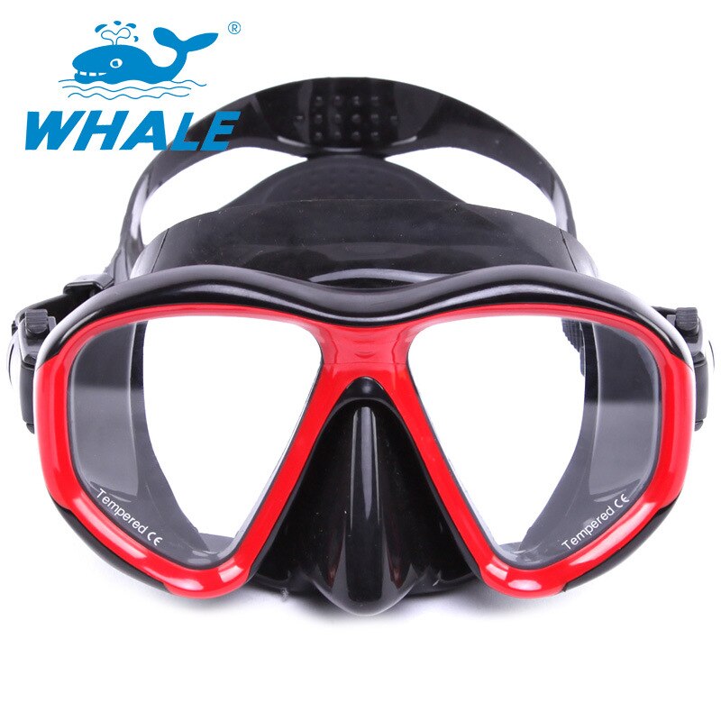 WHALE Diving Mask - Tempered Glass Lens - Silicone Strap & Gasket - Scuba & Spearfishing Gear: Diving Masks 3