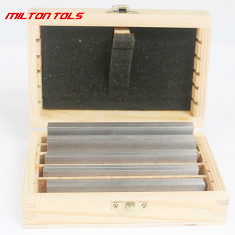 6 Pairs 12Pcs Parallel Pad Gauge Block Alloy Steel CNC Milling Pads Set 120mm x (10-35Mm) for Vice Milling Machine Lathe