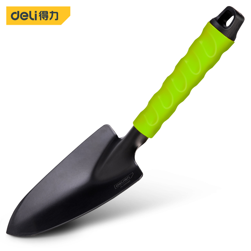 Deli-Juegos de herramientas de jardinería, pala, azada, grada, 1/3/4 Uds. Con mango recubierto de PP, herramienta para bonsái de jardinería, trasplante de tierras agrícolas y césped y jardín: Verde militar