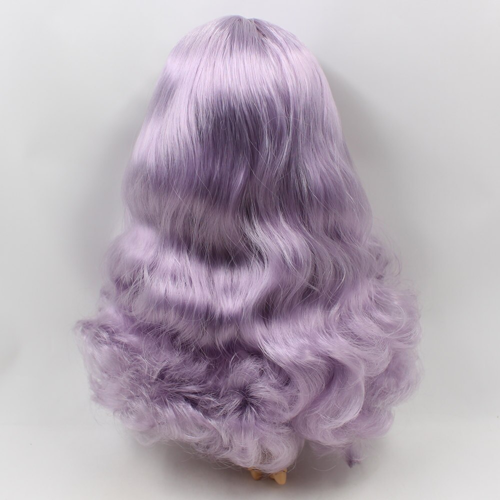 Blyth 1/6 Doll Wigs RBL Scalp including the hard endoconch dome with bang/no bangs fringe soft curly hair Series A: BL1049 / with bangs