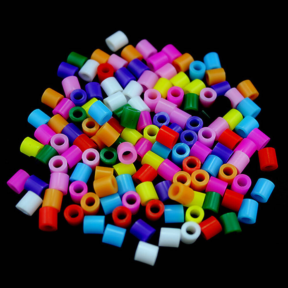 6-Pack 5mm Fuse Bead Pegboards Transparent Plastic Ironing Bead Templates for DIY Crafts Jewelry Making Accessories