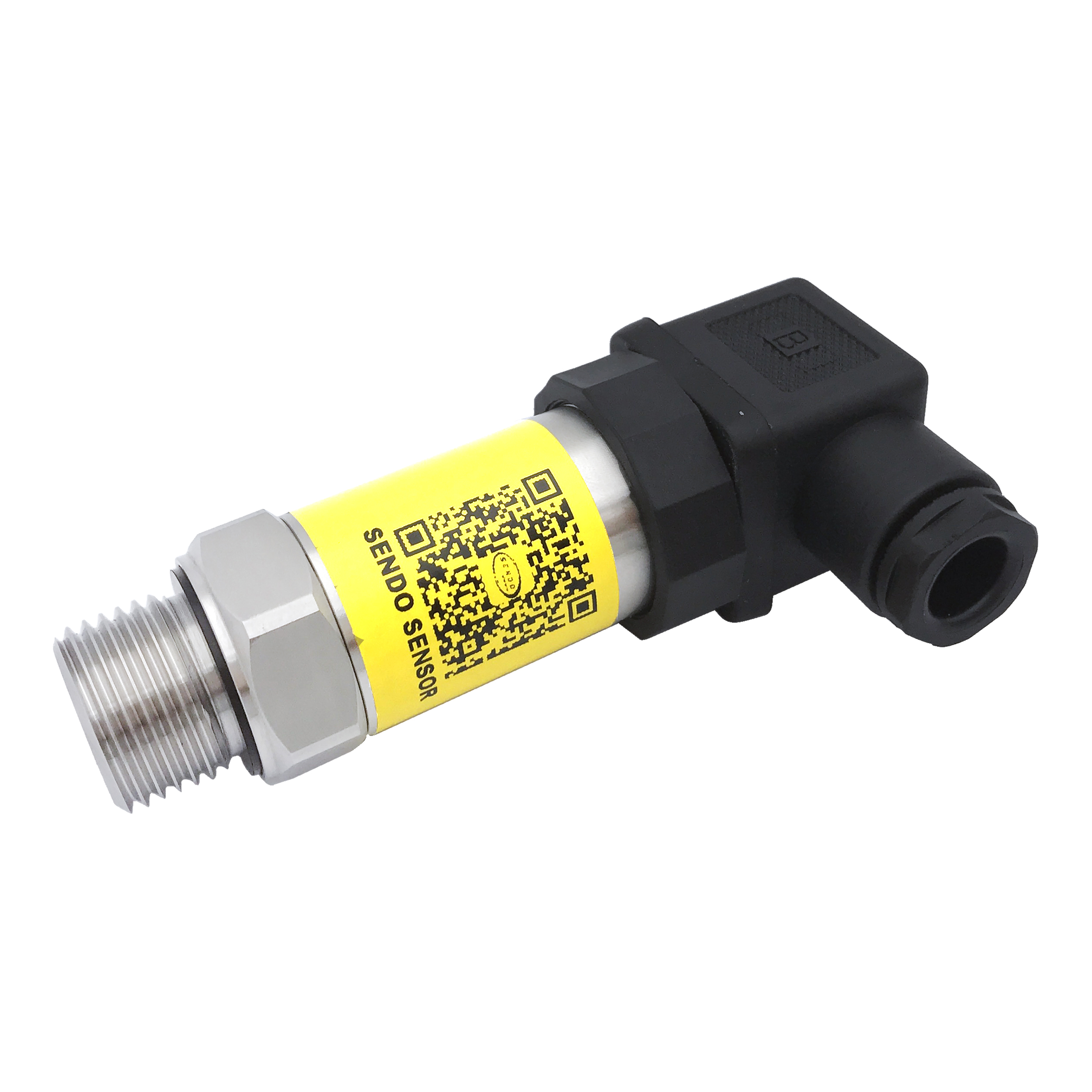 Sensor de presión industrial 0 5 mpa 0-10V señal, suministro de 12V a 30V CC, rango de 50 bar, rosca G 1 2 pulgadas, S. S 316L partes humedecidas