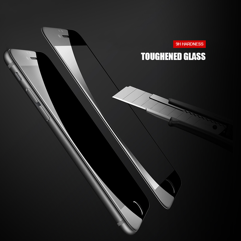 9D couverture complète verre trempé pour iPhone 8 7 6 6S Plus 5 5S SE protecteur d'écran sur iPhone 11 Pro XS Max X XR Film de protection