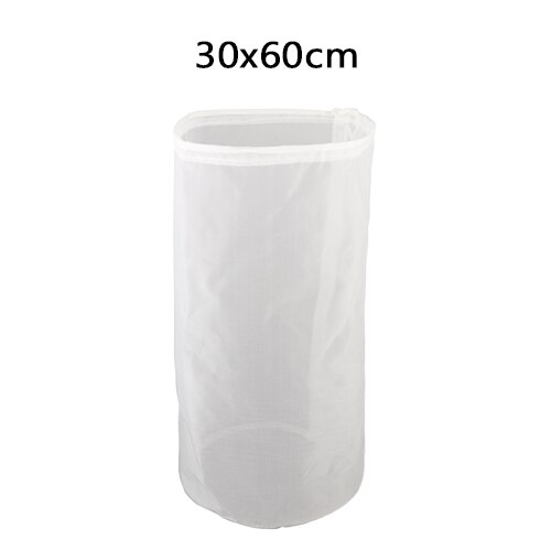 Brouwen Filter Bag 120 Mesh Cilinder Vorm Graan Brouwen Tas Nylon Uitpersen Brouwen Tas voor Bier Wijn Maken Food Grade emmer Filter: 30x60cm