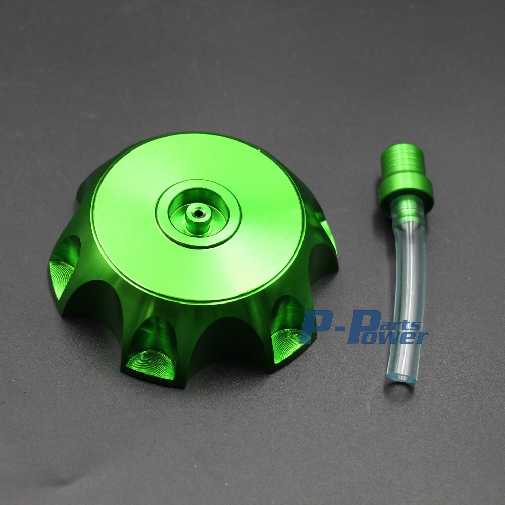 Groen 48.5 MM CNC Aluminium Gas Cap Tankdop 50CC-125CC SSR SDG DHZ Thumpstar Pit Bike