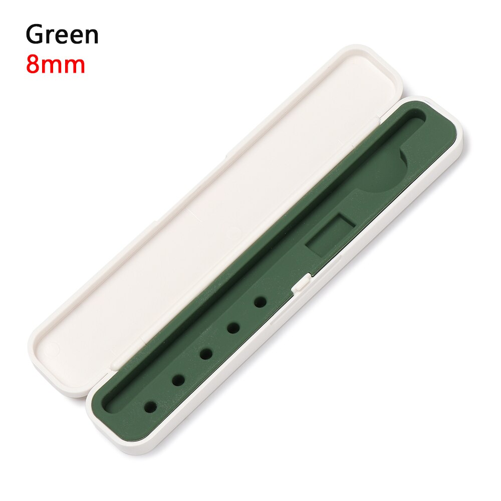 1 PC Clamshell Silicone Stylus Pen Cover Travel Storage Box Protective Hard Holder Portable Pencil Case For Apple Pencil 1/2: 8mm-1