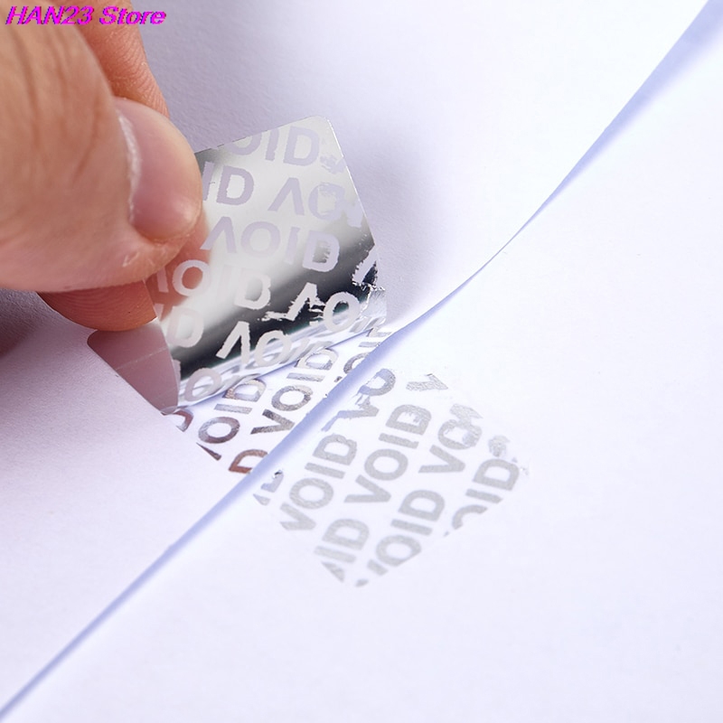 100 Stück Garantie Schutz Aufkleber Sicherheits siegel sprödes Papier manipulation sicher Garantie ungültig Etikett Aufkleber Klebe etikett Guanante