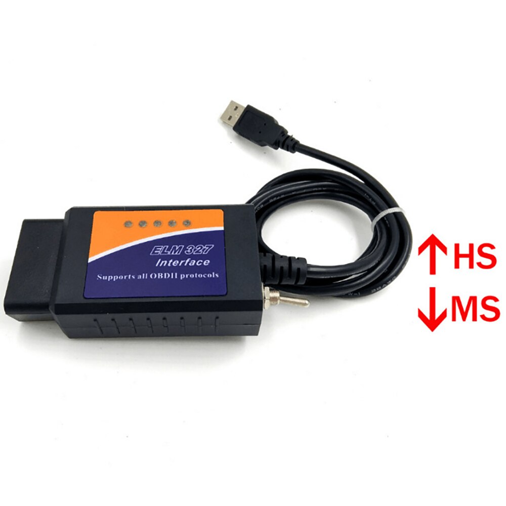 Usb Interface Abs Mini 1Pc OBD2 Usb Diagnostische Kabel Voor Forscan ELM327 Usb Met Schakelaar Mini Obdii usb V1.5 Scanner