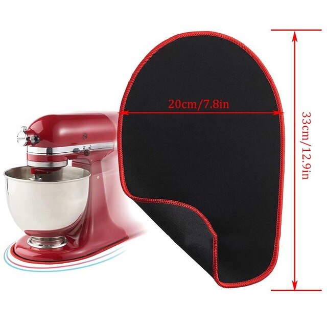 Pad for KitchenAid Mixer Sliding Appliance Rolling Tray Mixer Mover Compatible with Tilt-Head Stand Mixer Durable Material: red 01