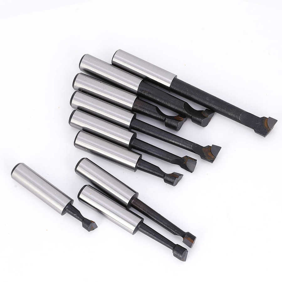 9 pièces F1 Type alésage 3/8 pouces CNC outils de fraisage Kit ensemble de pièces de tour pièces de tour en acier haut