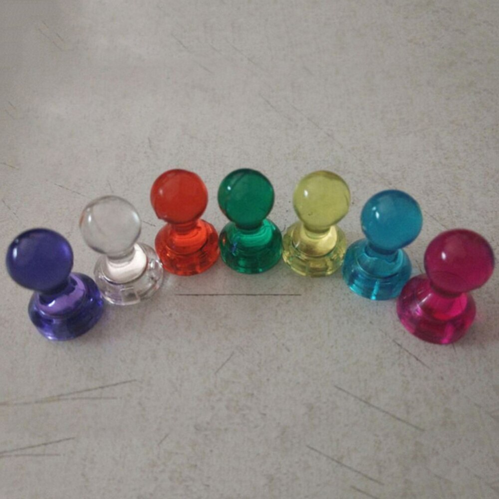 56Pcs Magnetische Punaise Transparante Kleurrijke Punaise Schilderen Punaise Voor Man Vrouw Dame (Rood, Oranje, Geel, groen, Blauw,