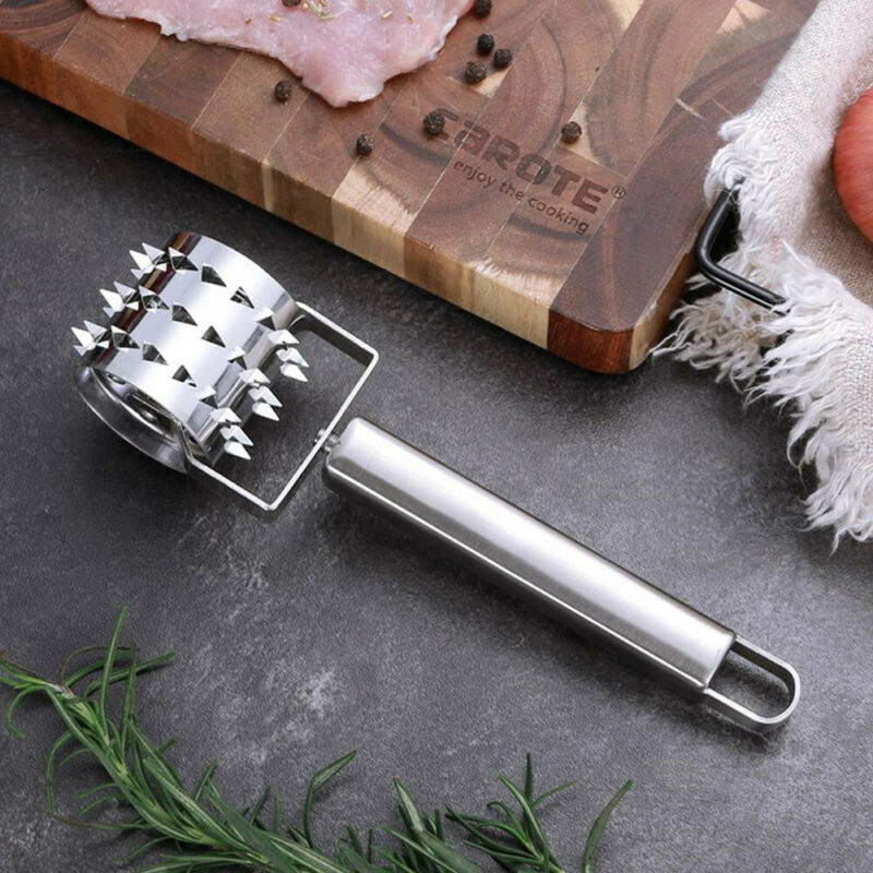 Outil de cuisine maillet à viande en acier | Outil de cuisine en acier inoxydable, attendreur Steak boeuf poulet marteau