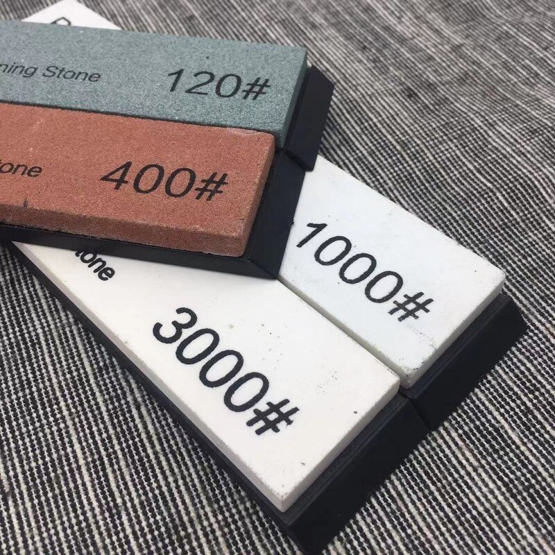 2Pcs Knife Sharpener Sharpening Stone Big Size Whetstone Sharpening System 120-3000# FIxed Angle Sharpeners Water