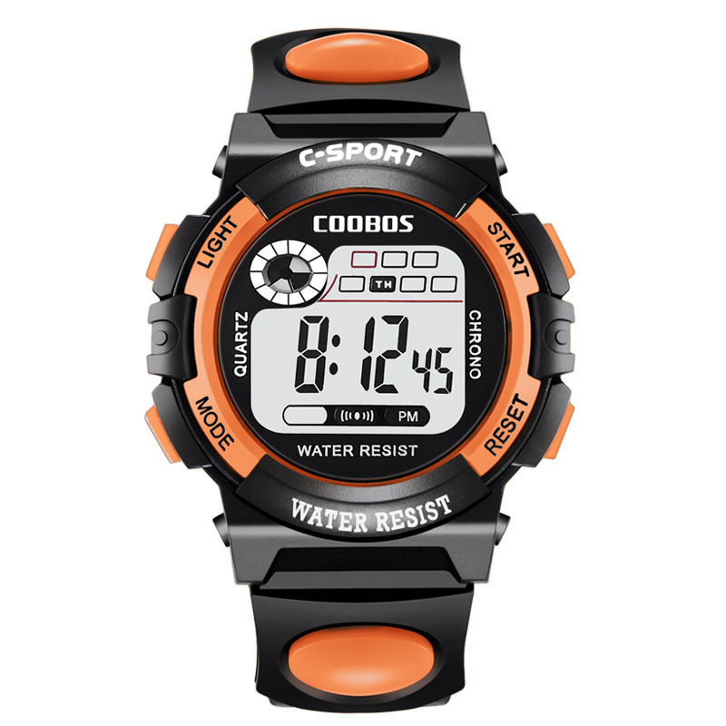 Dameshorloges sport digitaal horloge damesjurken rubberen led-display klok waterdichte polshorloges montre femme