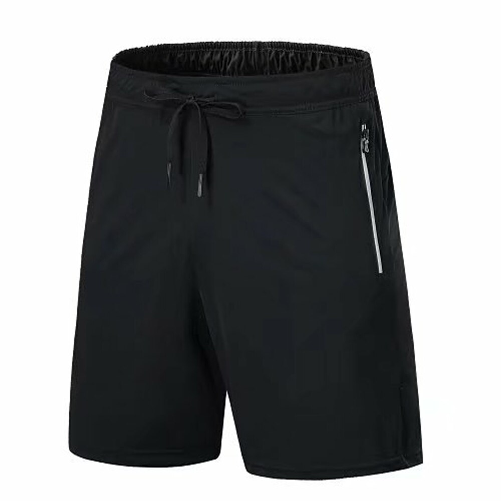 Herresport basketballshorts sport fodbold fodbold træningsshorts bukser tennis futebol joggersæt løbekort: Sort / L