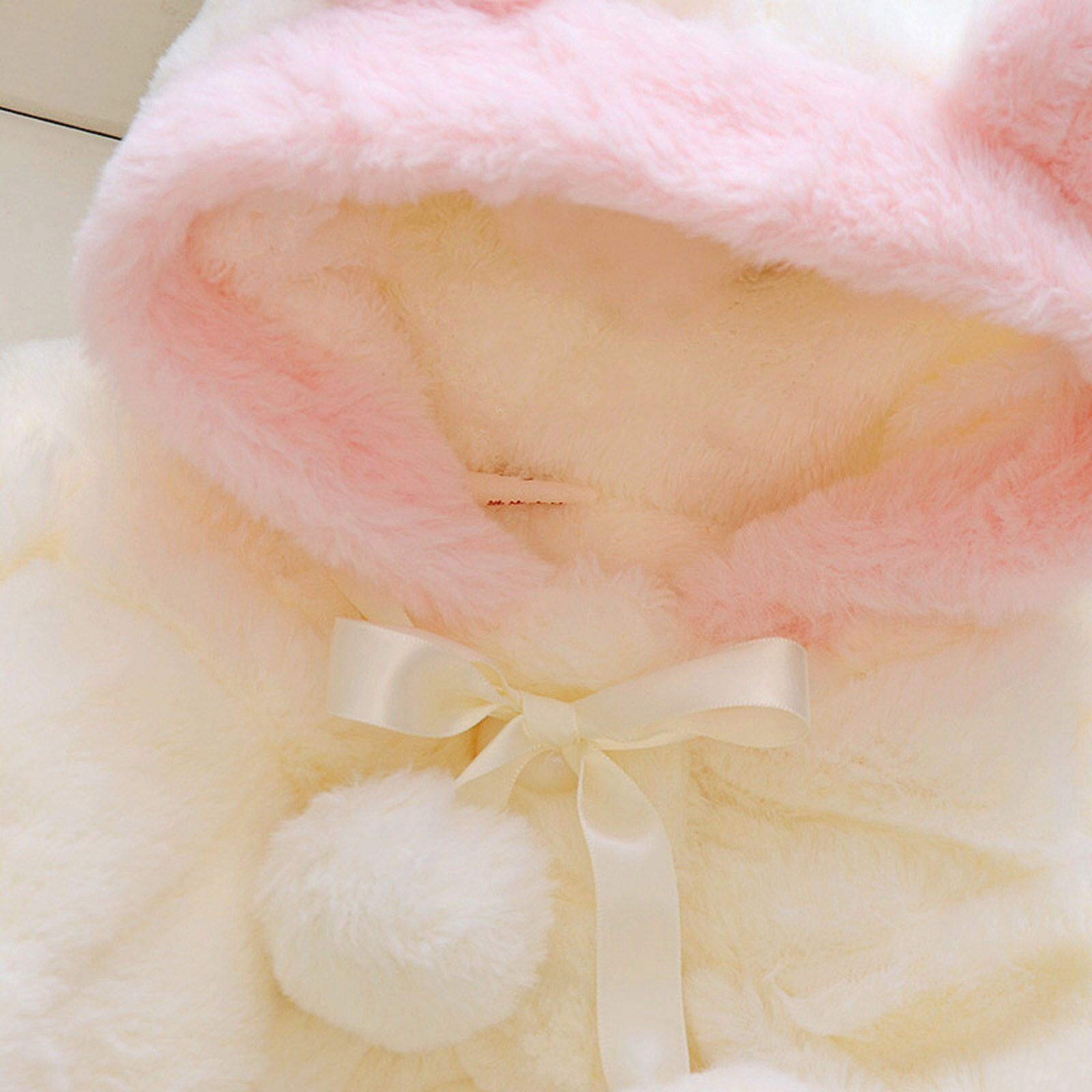 Baby Infant Girls Fleece Winter Warm Solid Coat Cloak Jacket Thick Warm Clothes baby girl winter clothes куртка для малыша E1