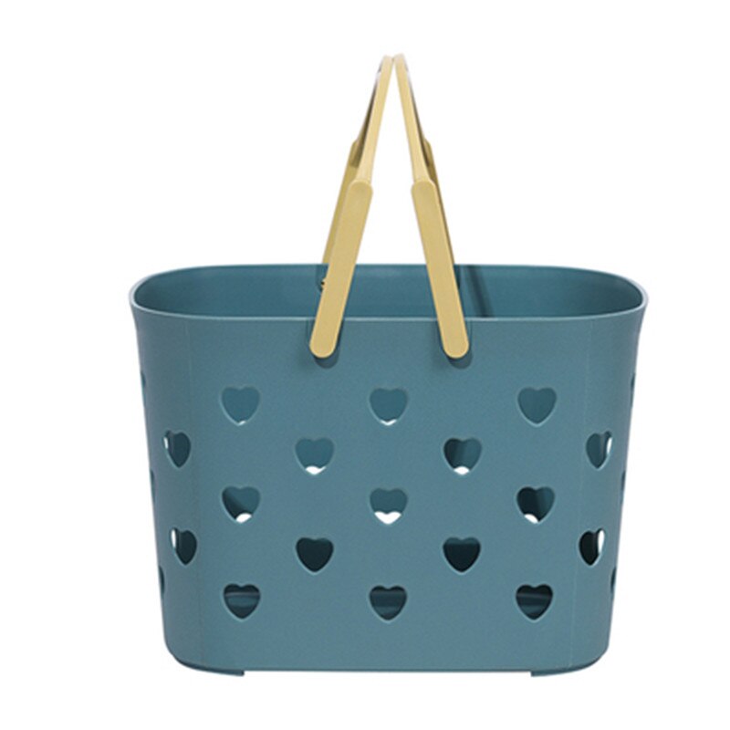1 peça de cesta de banho portátil banheiro cesta de banho feminino bonito cesta de banho com produtos de higiene pessoal banho azul dormitório armazenamento bo: AC