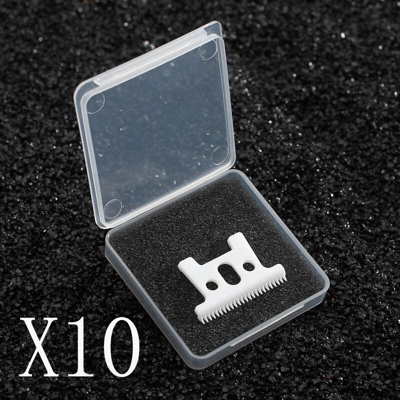 24 teeth ceramic blade for andis D8 SlimLine Pro Li Hair Clipper Trimmer Replacement T Blade: C-1W 10 pcs