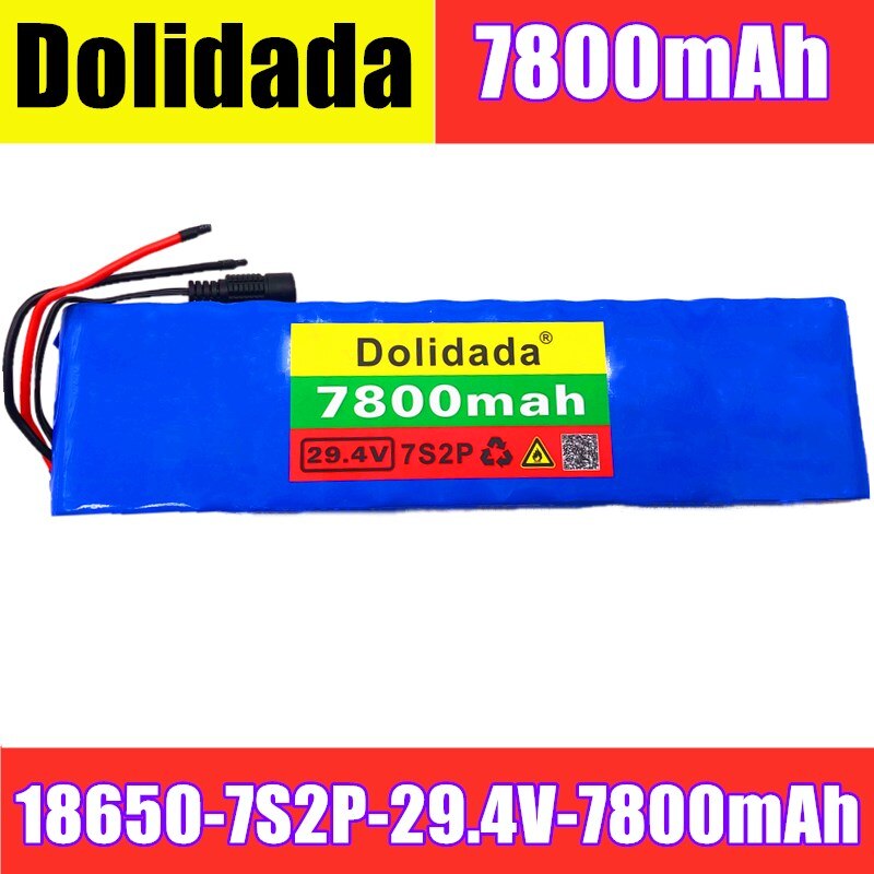 18650- 24V 7.8Ah 7S2P 18650 Battery li-ion battery 7800mah 29.4v electric bicycle moped /electric not include the charger