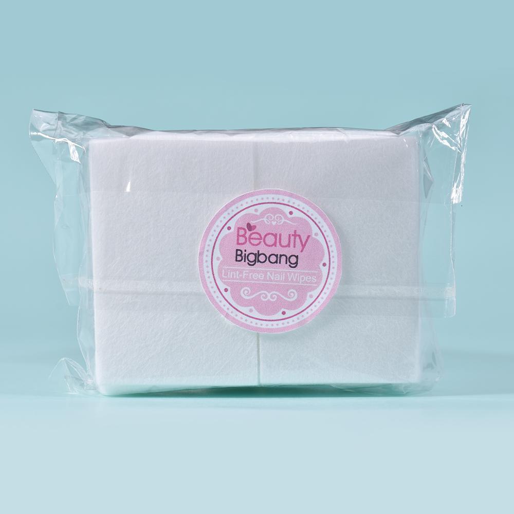 Beautybigbang 100% Katoen 100 stks/partij Gel Nagellak Remover Wraps Bad Manicure Magic Nail Art Tool Gel Nail Doekjes