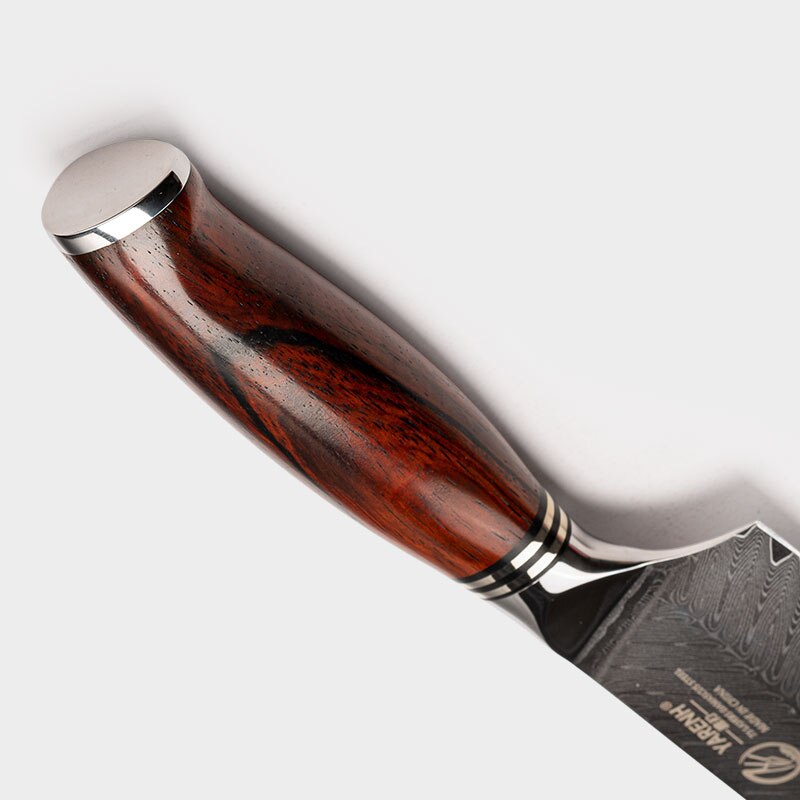 Yarenh 7 Inch Santoku Knife - 73 Layers Japanese High Carbon Damascus Steel - For Dicing Meat Vegetable Chef Knives - Box