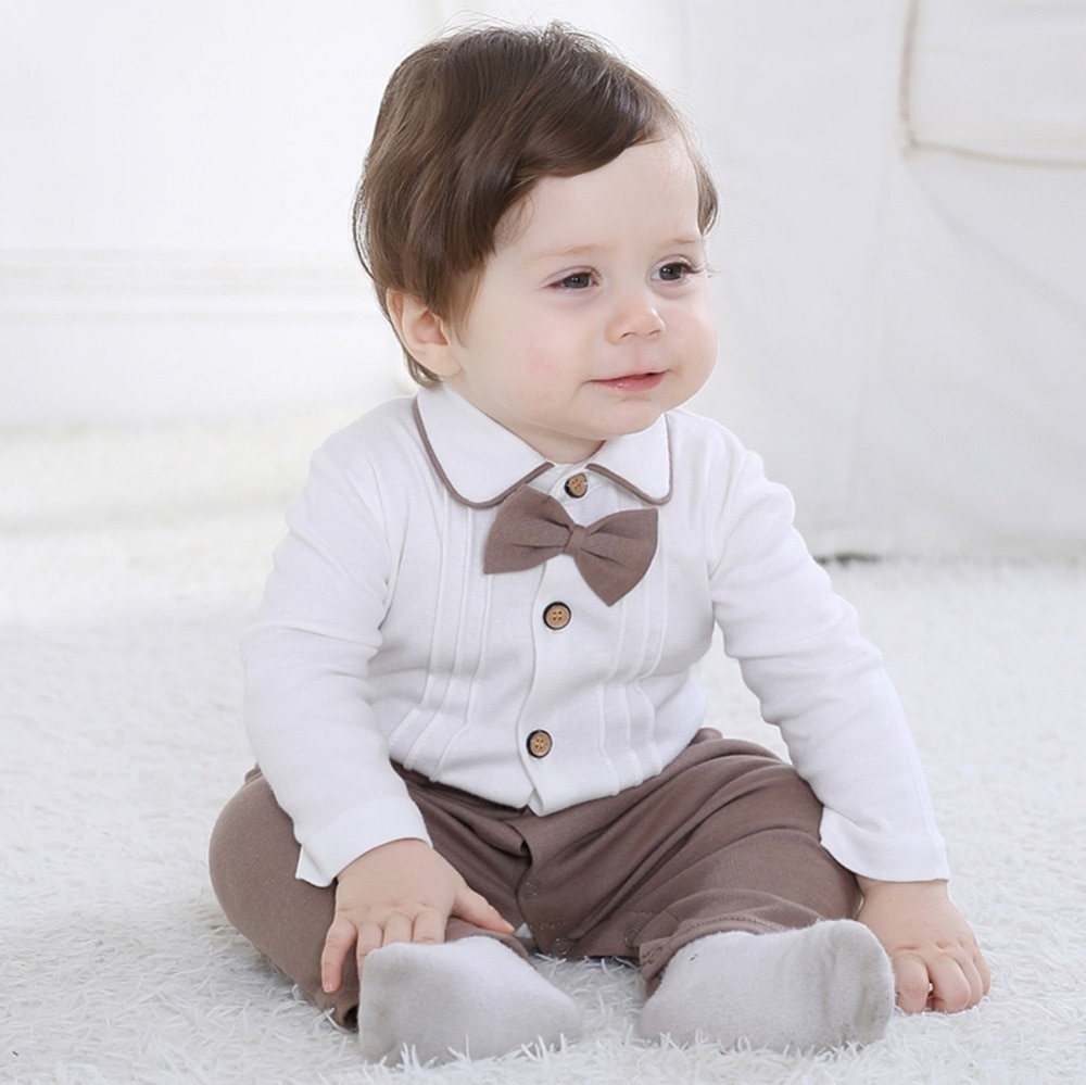 Bebé niño Caballero Romper Chaleco de esmoquin mono conjunto Formal