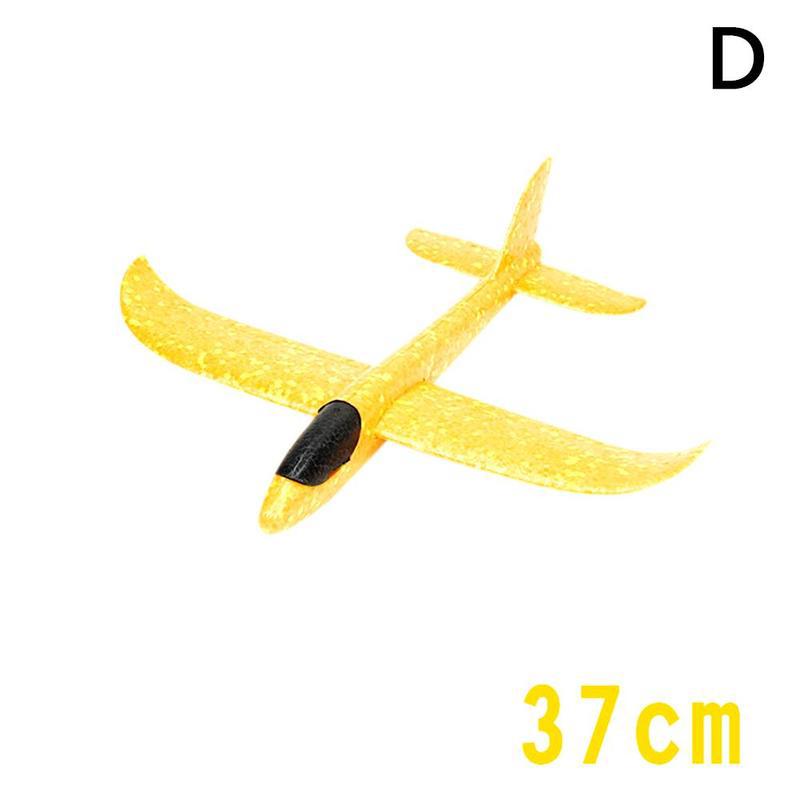 Grand 37cm main jeter avion vol planeur avions EPP mousse avion modèle sac de fête charges enfants jouets en plein air lancement jeu jouet: D