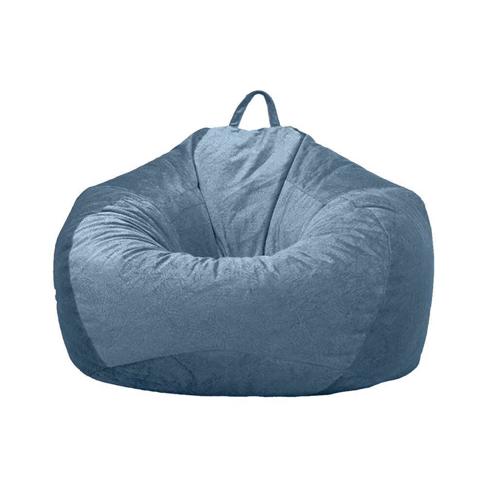 Multifunktionelt støvtæt soveværelse voksne børn uden at fylde store sækkestol dækning møbler dele hjemmekontor stue: Mørkeblå 75 x 95cm