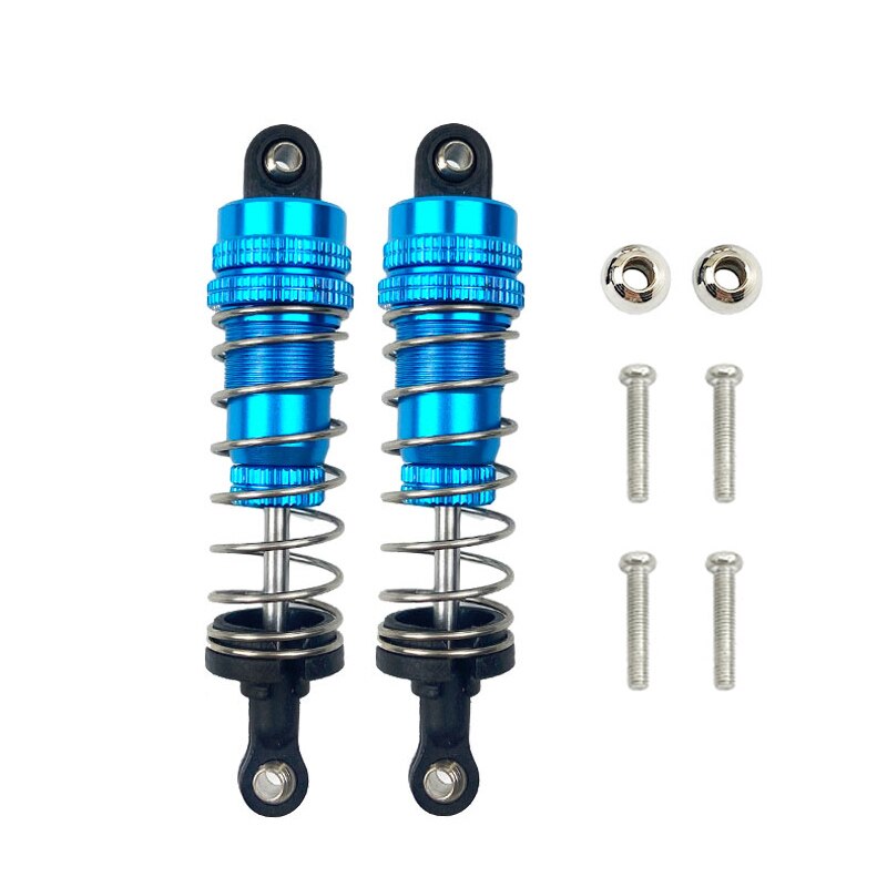 Amortiguador lleno de aceite de Metal para coche RC, delantero y trasero Universal para WLtoy 1/14 144001 1316 Piezas de camiones de curso corto de pista: Rojo