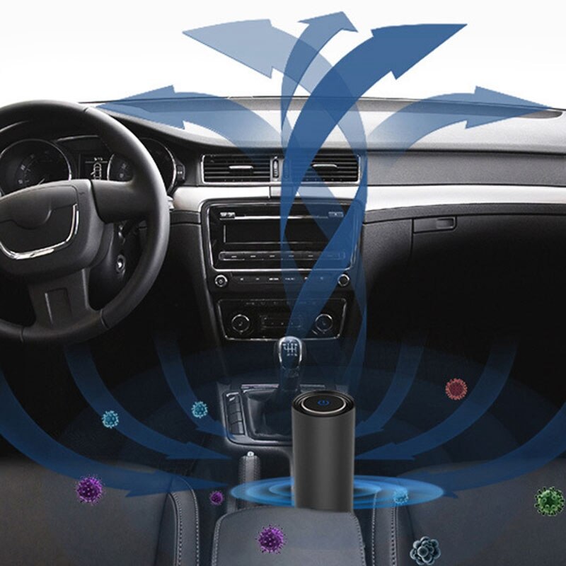 Plasma Cluster Deodorization Digital Temperature Air Purifier / Humidity Display Aroma Function Ionizer