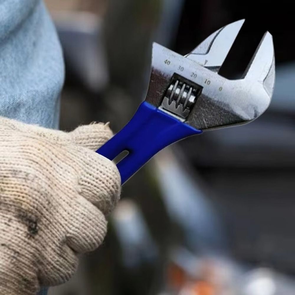 Ergonomic Adjustable Wrench Multi-Function Extra Wide Jaw Universal Spanner Large Opening Lightweight