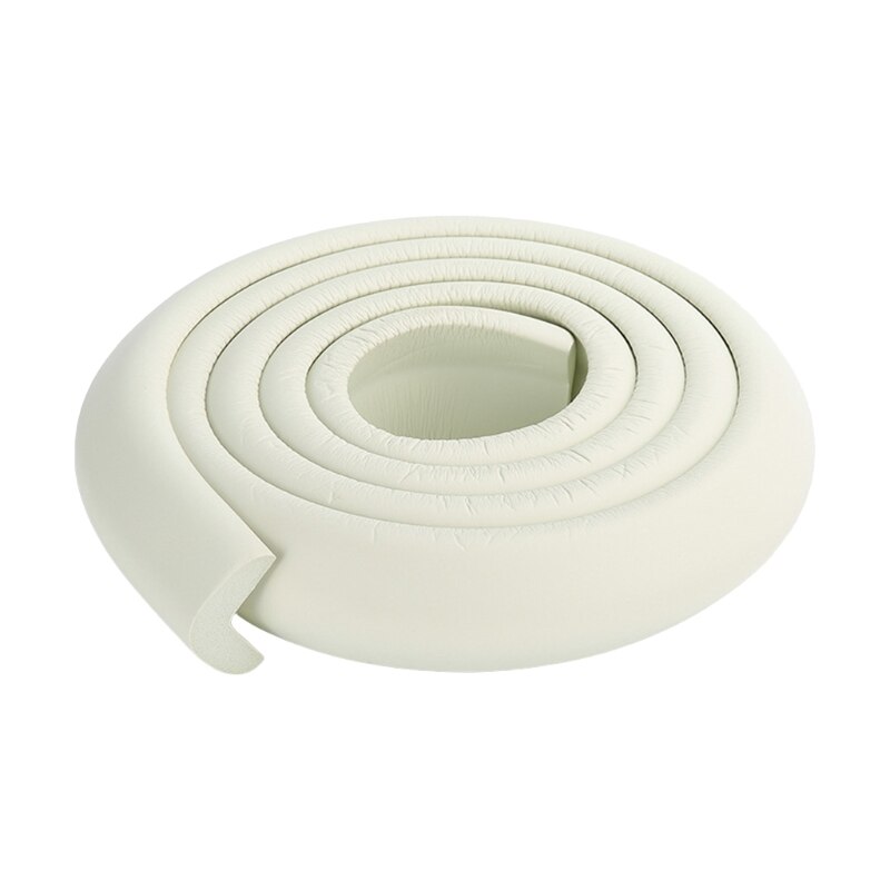 Protector de escritorio de esquina de seguridad para bebé de 2m, protección de mesa de goma para niños, borde suave en forma de L