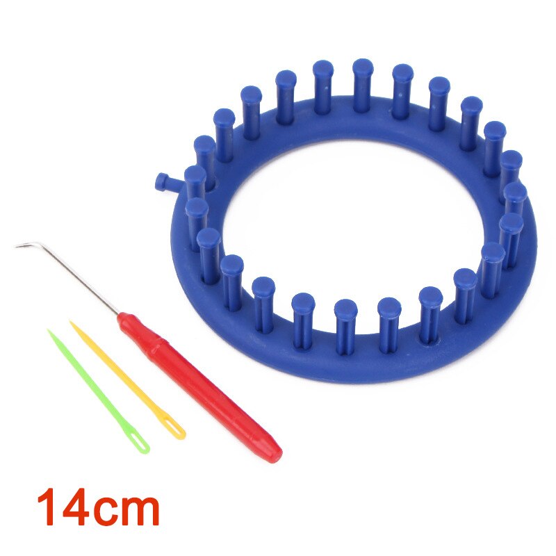 Rectangle Round DIY Knitting Loom Scarf Sweater Hat Shawl Stitching Knit Handmade Craft Weaving Braiding Tool: Army Green