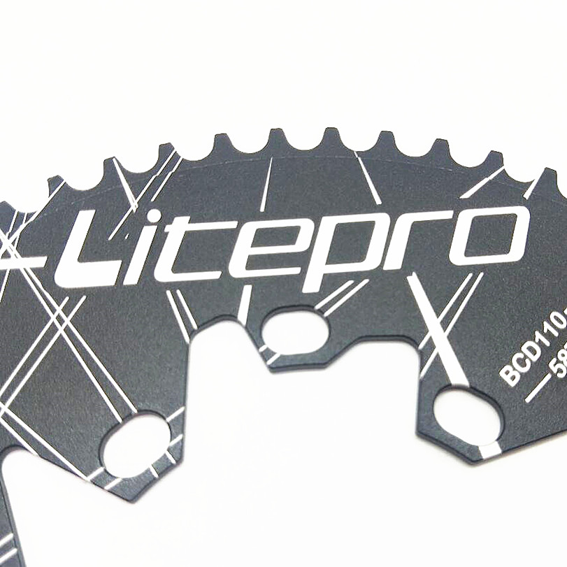 Kettingblad Guard voor BCD 130mm, aluminium ontwerp voor het beschermen Kettingblad Guard voor BCD 130mm, aluminium ontwerp voor het beschermen