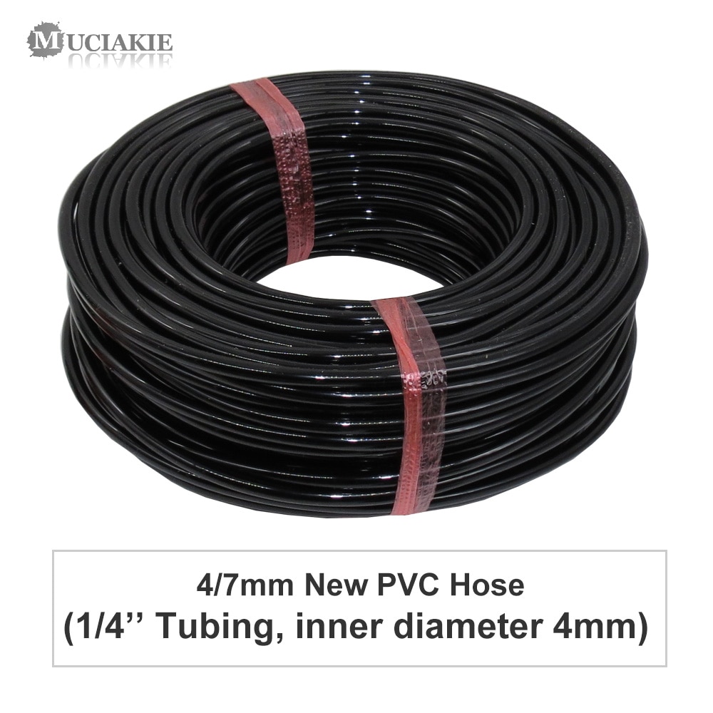 MUCIAKIE 5-50M Blue Adjustable Drip Irrigation Nozzle Watering System Stop to Large Water Garden Patio Micro Kits