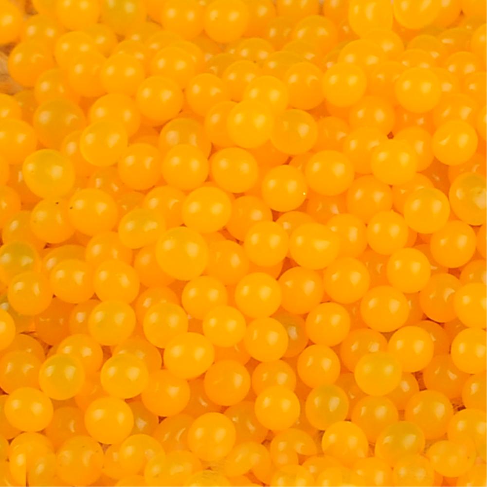2,5mm 100g Perle bilden Kristall Boden Schlamm Hydrogel Gel Gelee Wachsenden funkeln Kugeln Wasser Perlen einstellen Hochzeit Hause Dekor Dünger: Orange