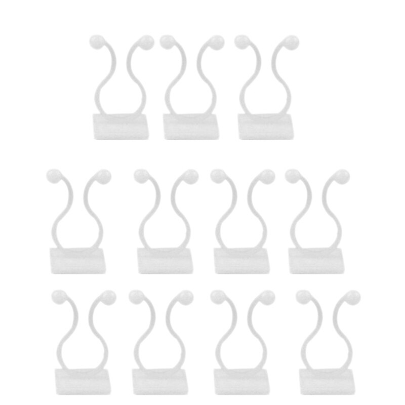 200 stuks onzichtbare wandklimplantenbevestiging, plantenklimwandbevestigingsclips, voor thuistuin  - 100 stuks l & 100 stuks s