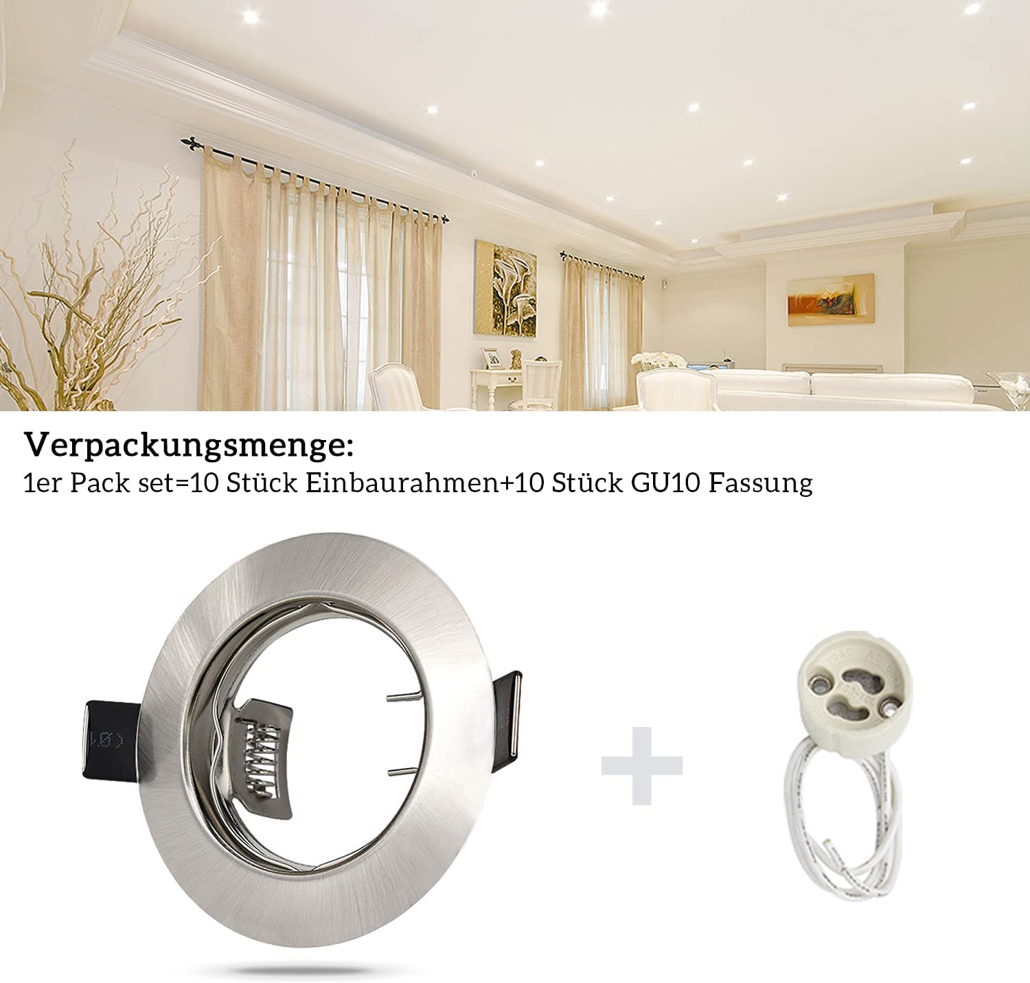 LED Downlights Frame Ronde Armatuur Verstelbare Downlight Led Houders Uitsparing voor MR16 GU10 Lamphouder Inbouw LED Spot Light